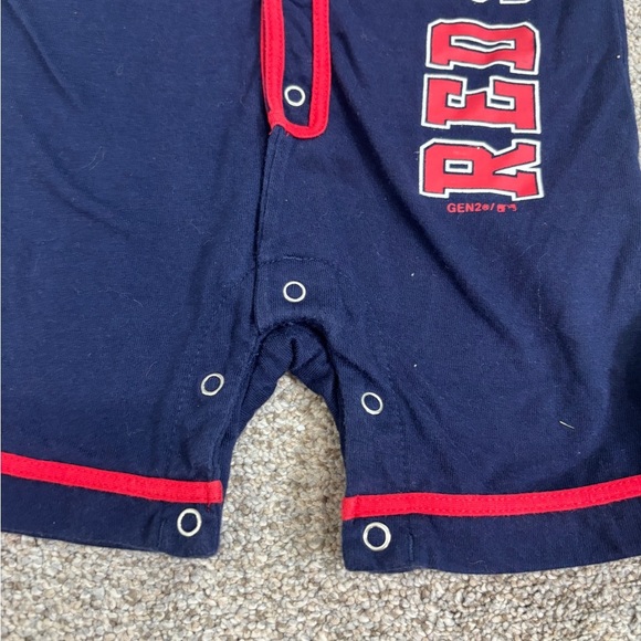 BOSTON RED SOX BLUE ONE-PIECE BABY TODDLER 3-6 MONTHS MLB GENUINE MERCHANDISE - Picture 5 of 5